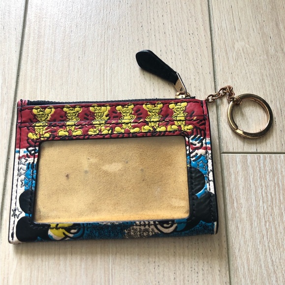 Coach Disney Mickey Mouse x Keith Haring Mini Skinny Id Case - Picture 2 of 7